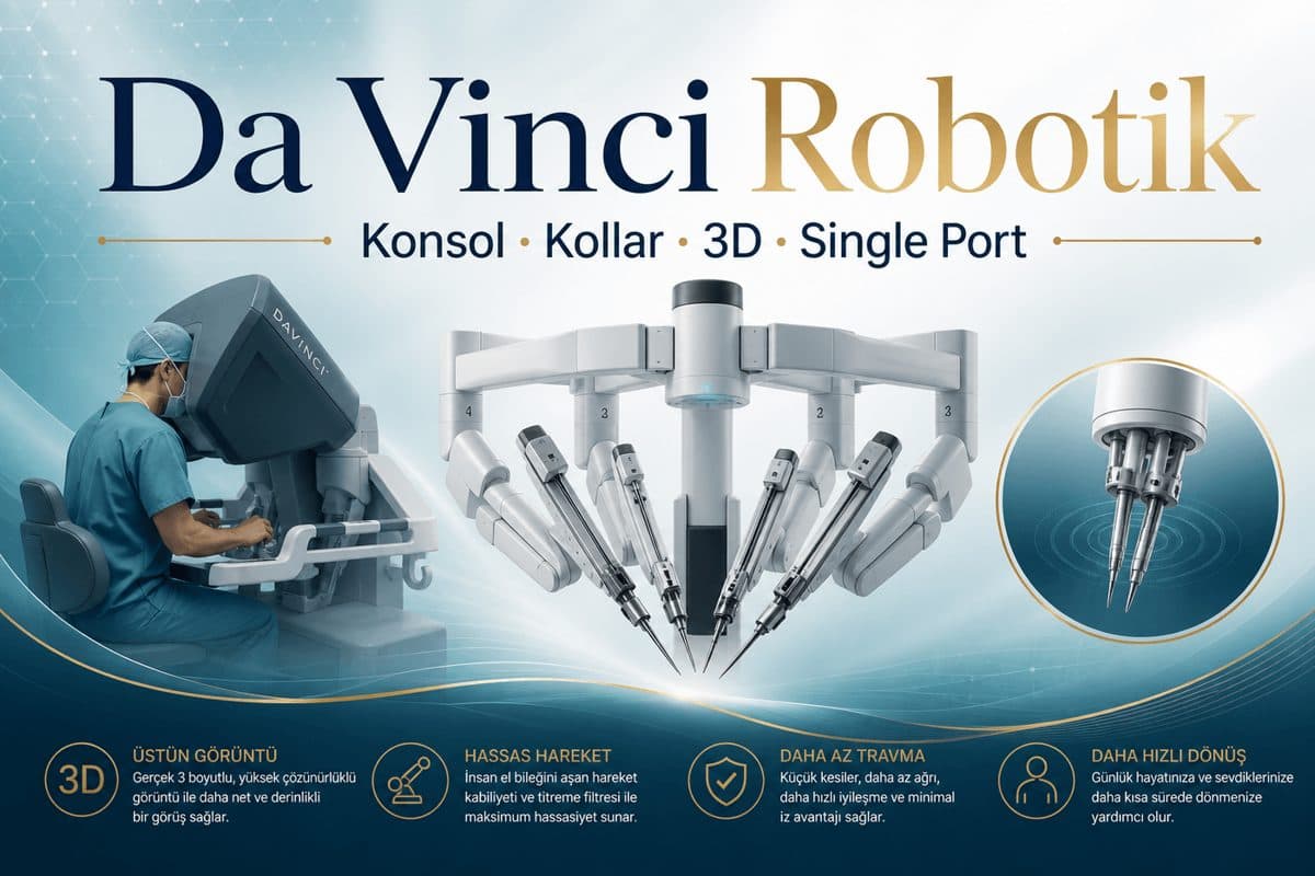 Da Vinci robotik cerrahi görseli