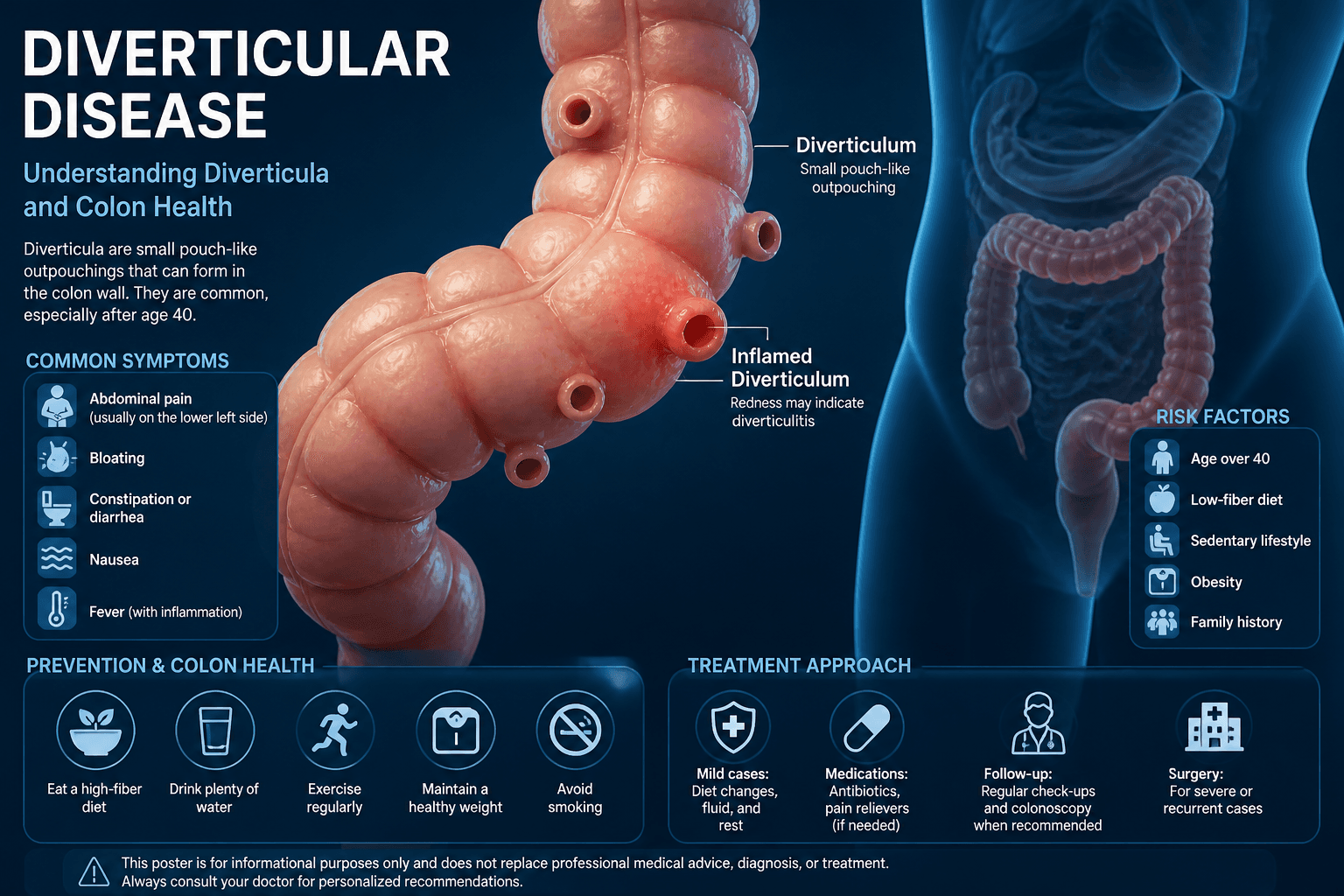 Diverticulitis — educational figure