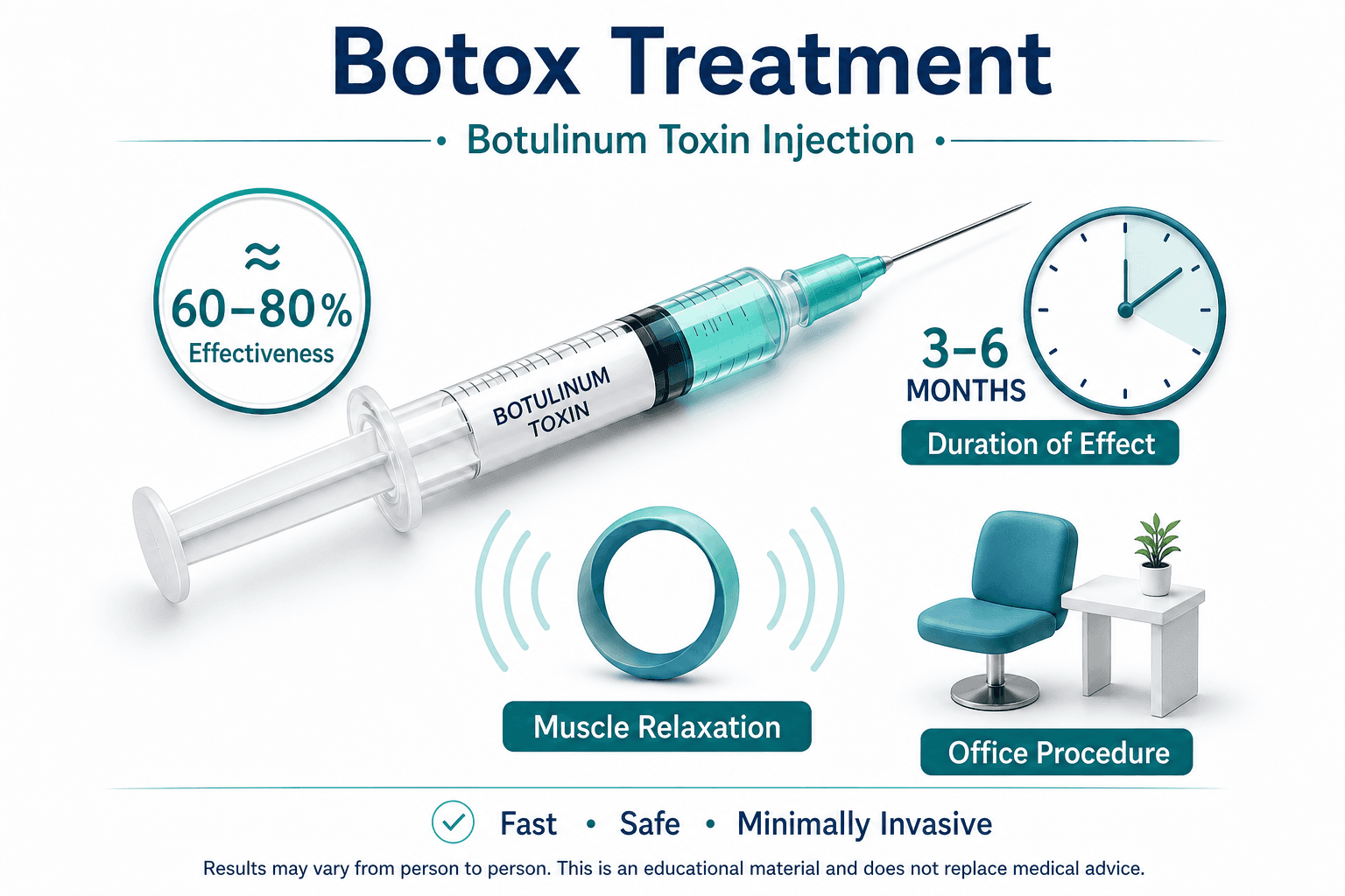 Botox for anal fissure — educational figure