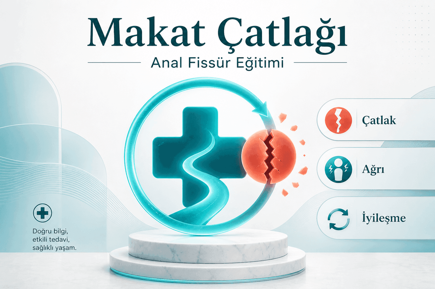 Anal fissür (makat çatlağı) görseli