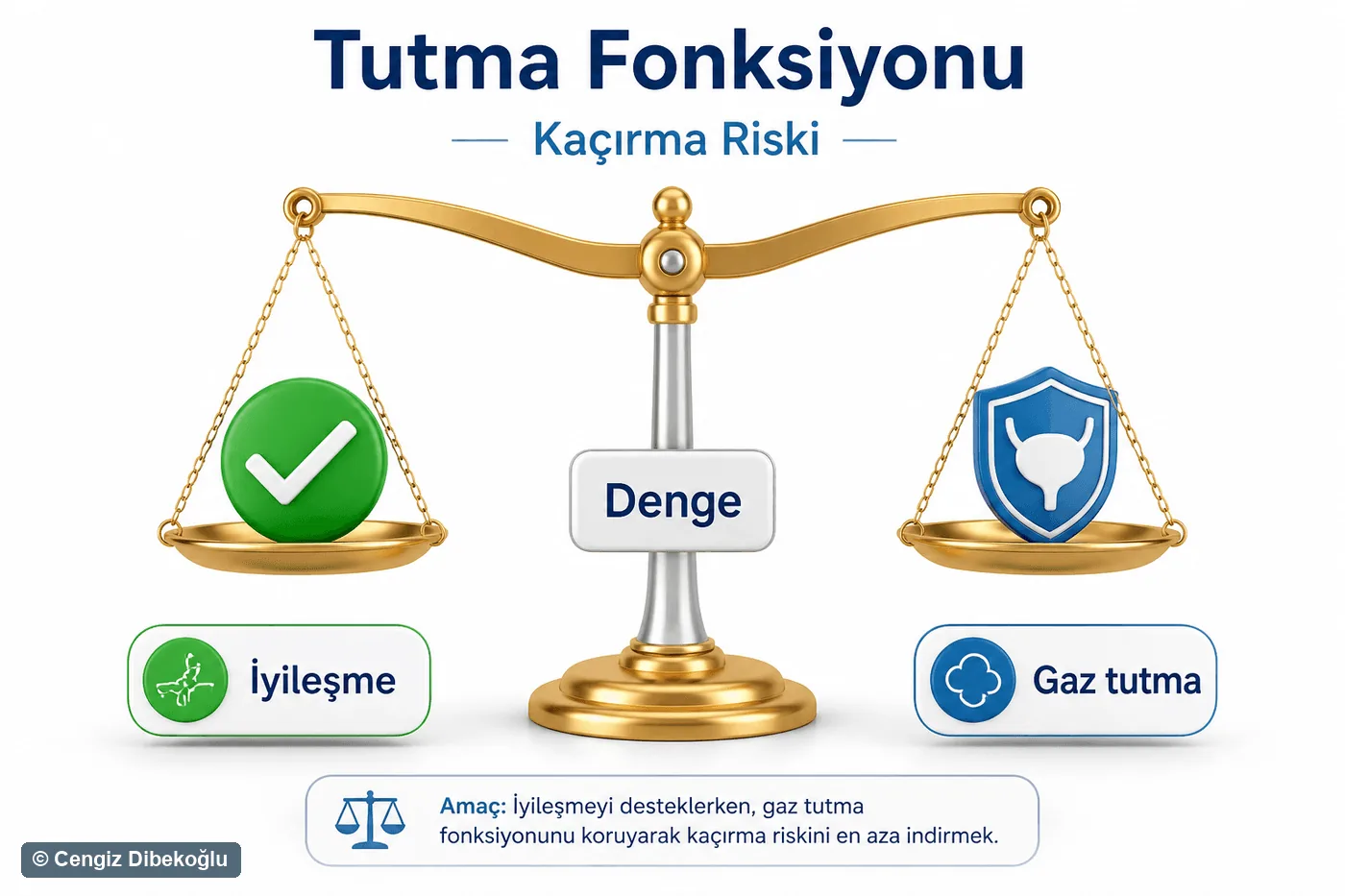 3D diagram: continence risk