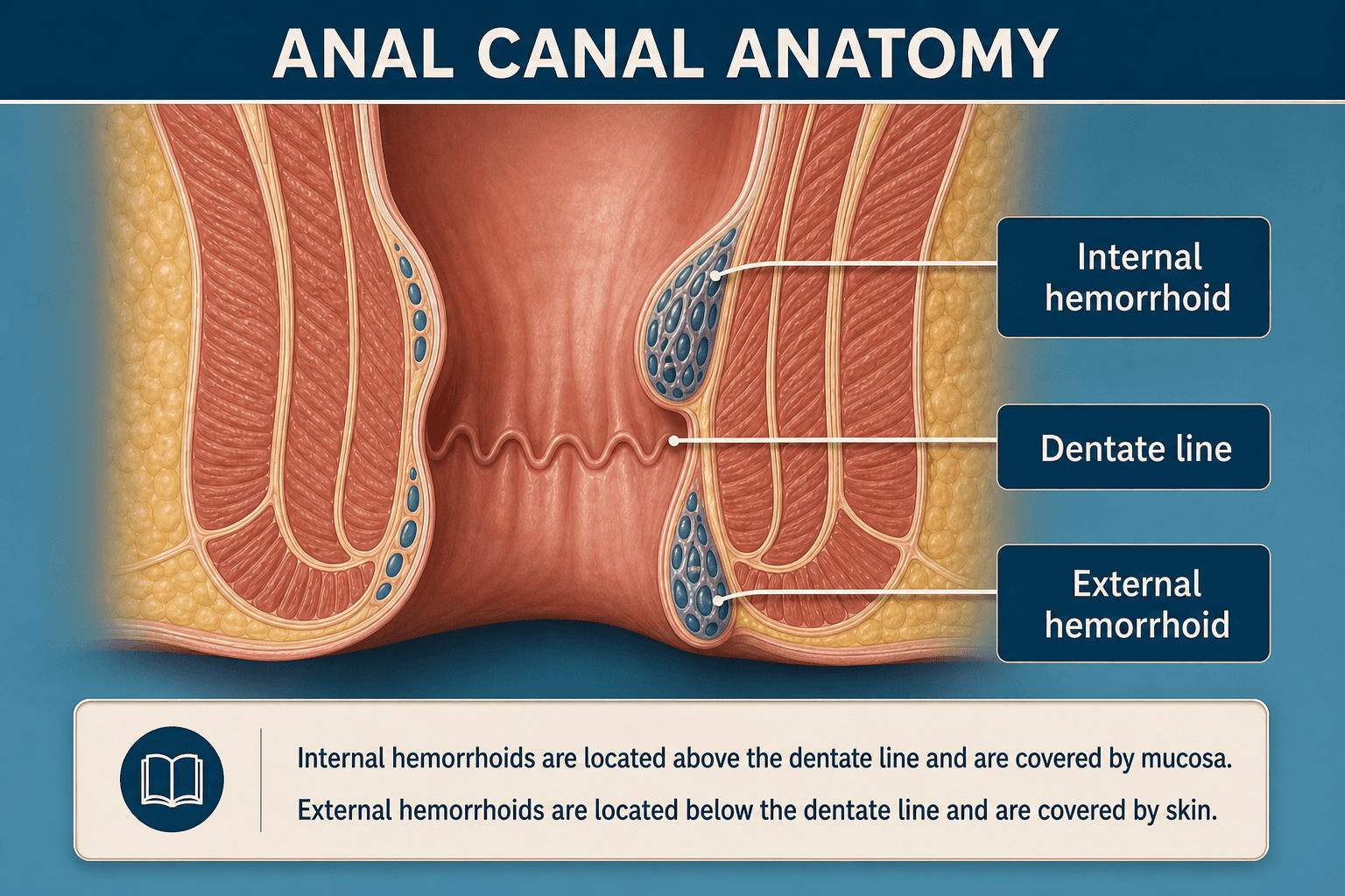 Hemorrhoids — educational figure