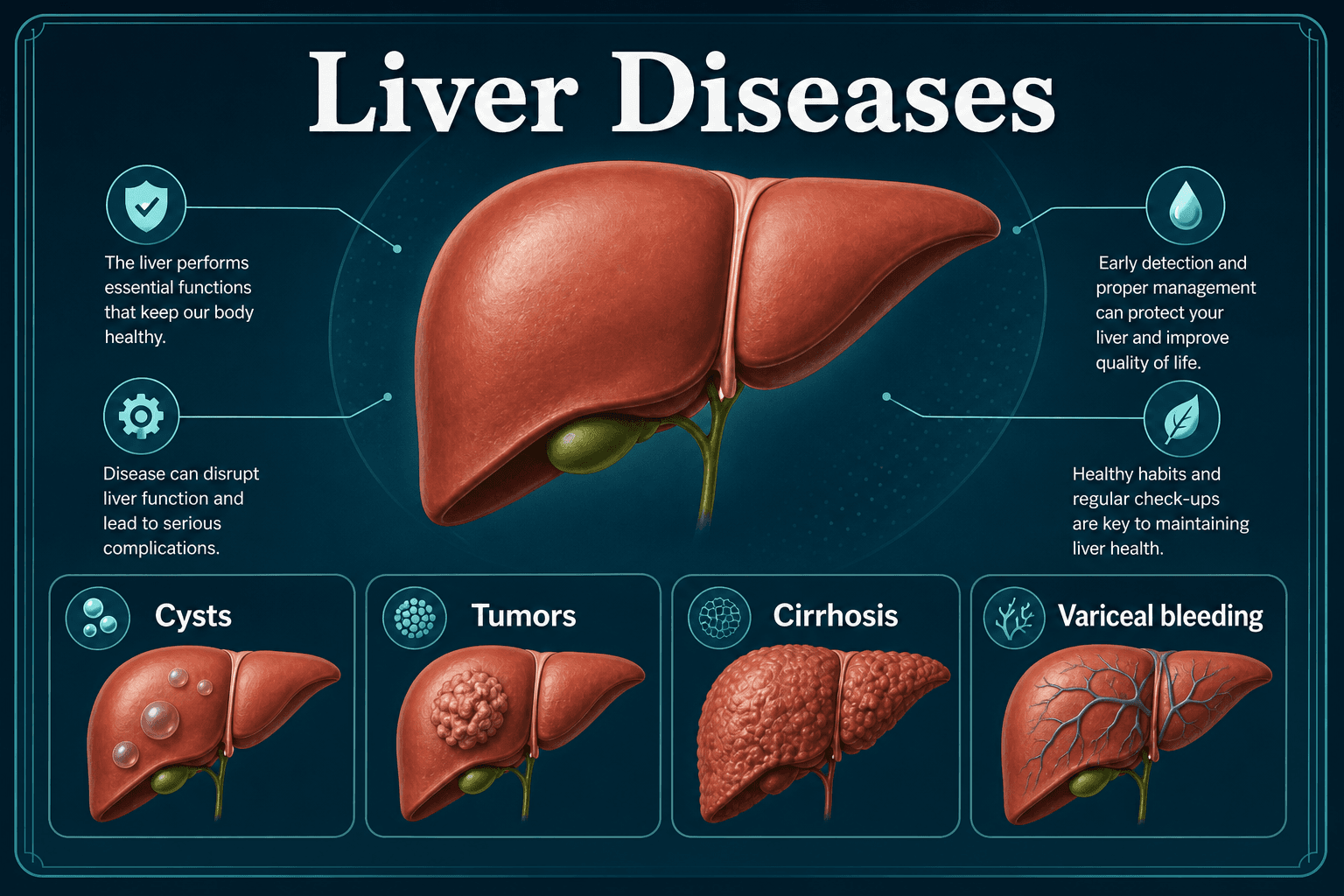 Liver Disease — educational figure