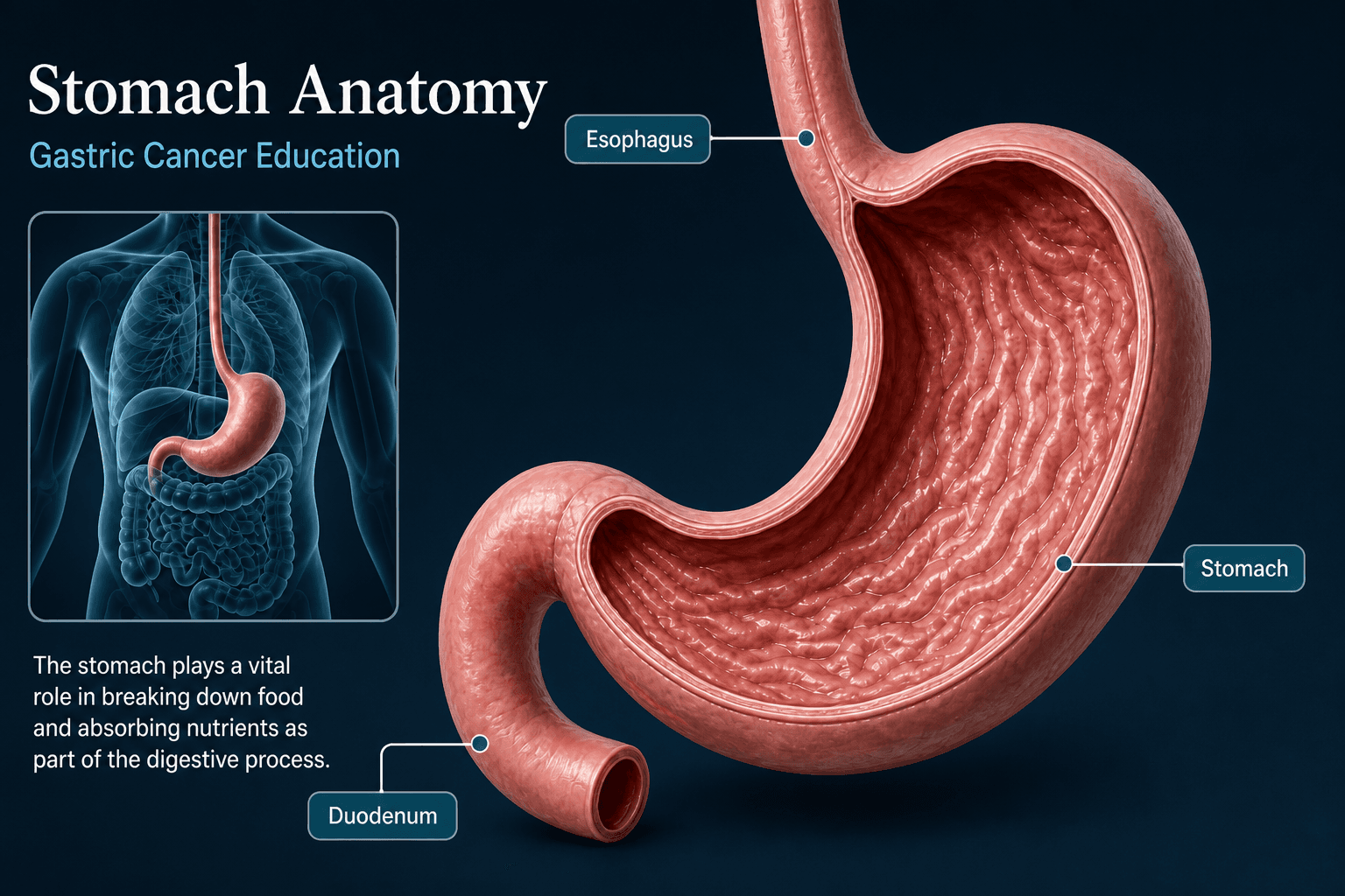 Stomach (Gastric) Cancer — educational figure