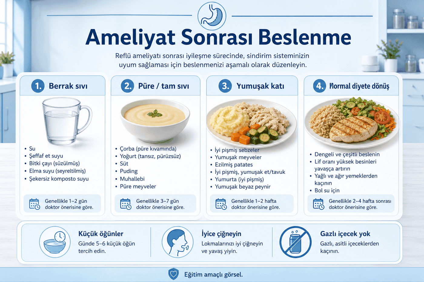 Ameliyat sonrası beslenme