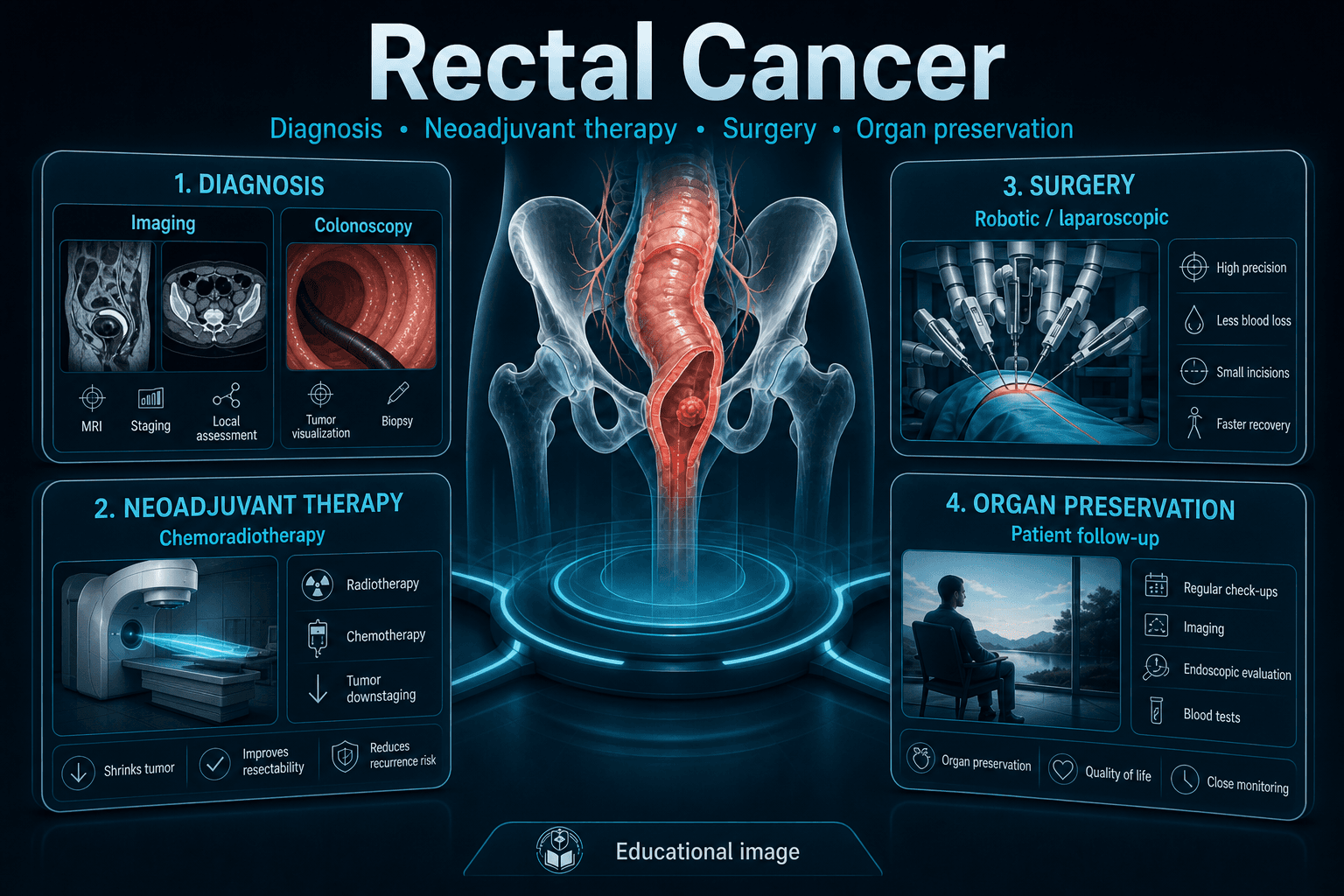 Rectal Cancer — educational figure