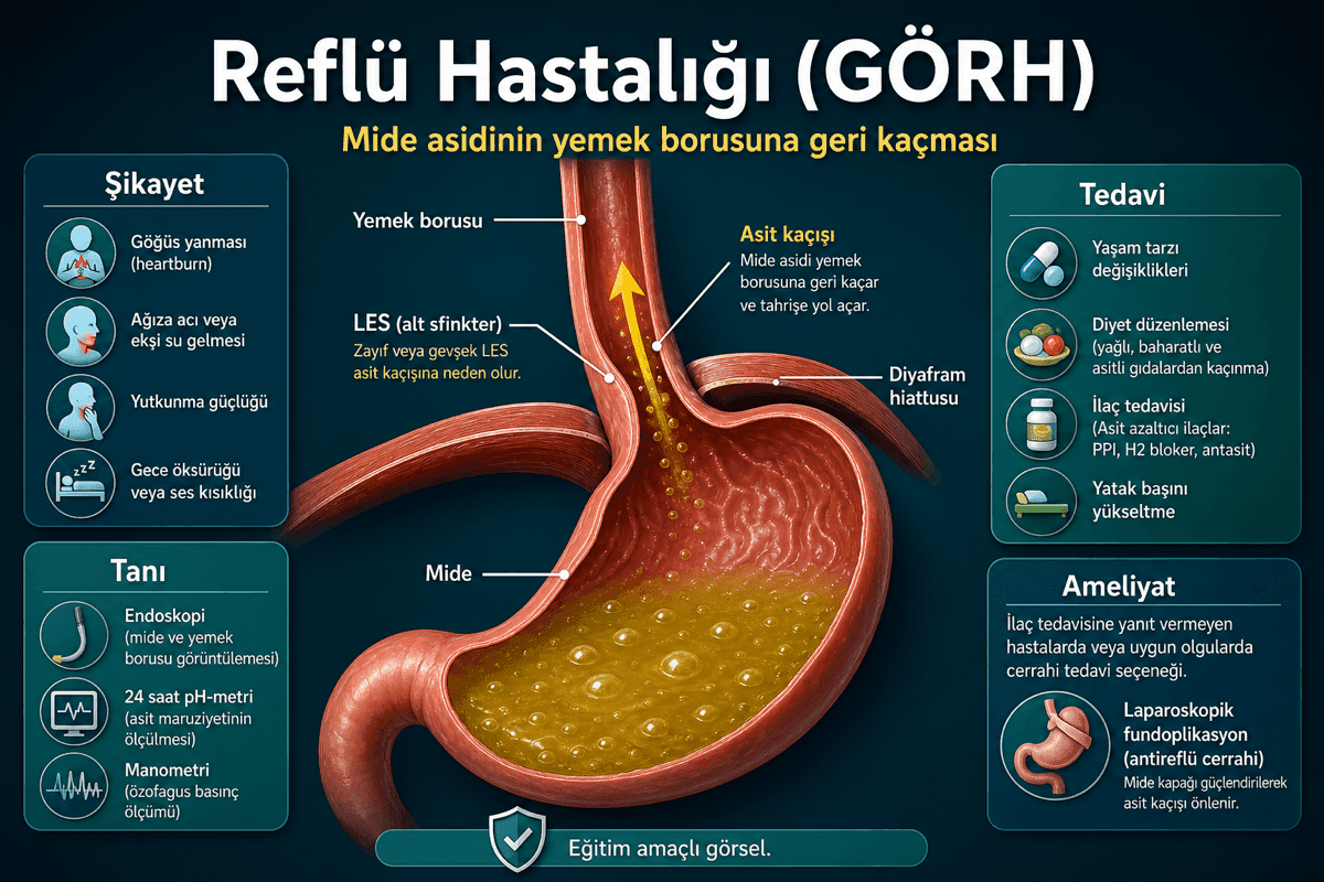 Reflü hastalığı görseli