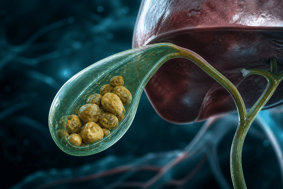 Safra kesesi taşı anatomisini gösteren görseli