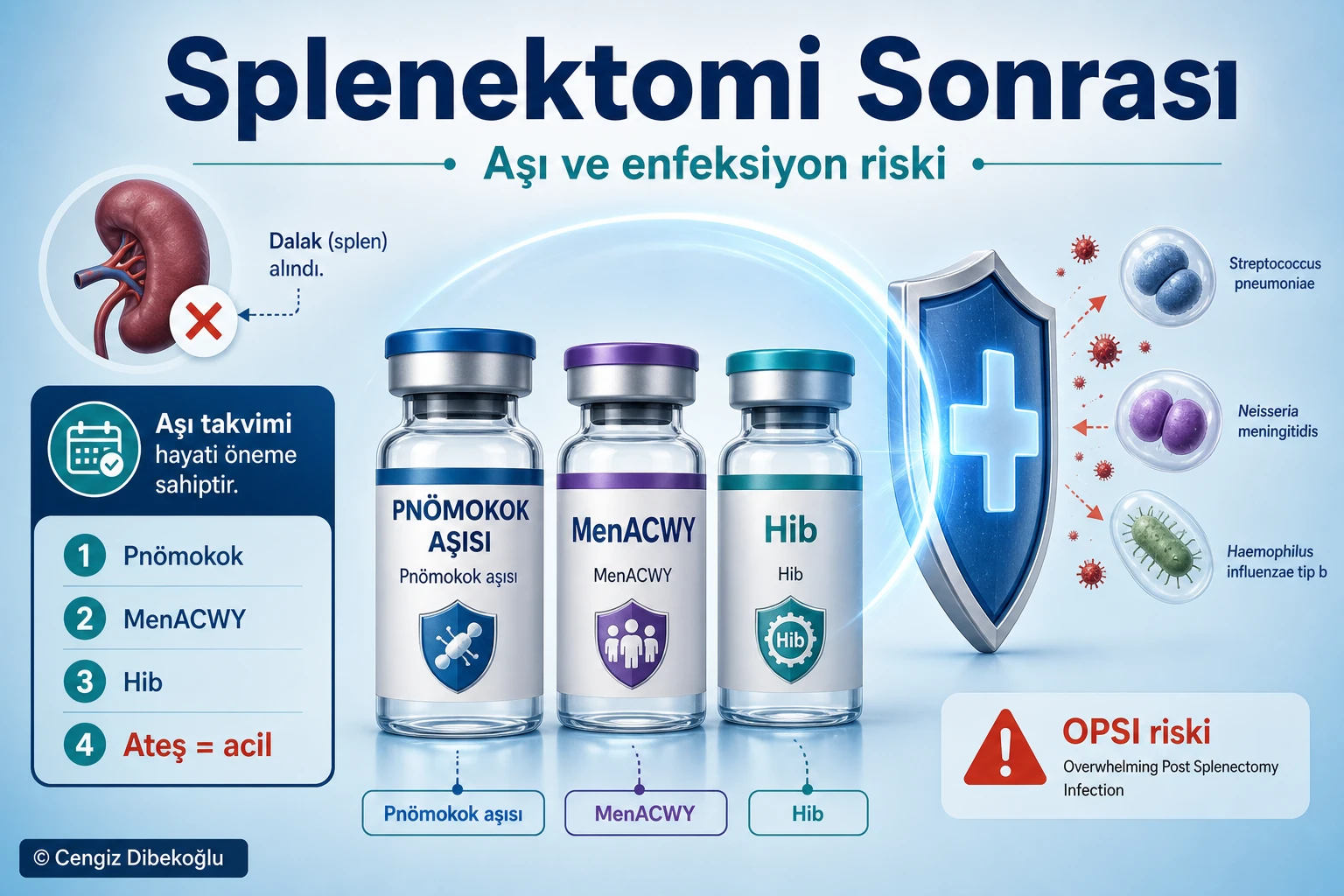 Splenektomi sonrası