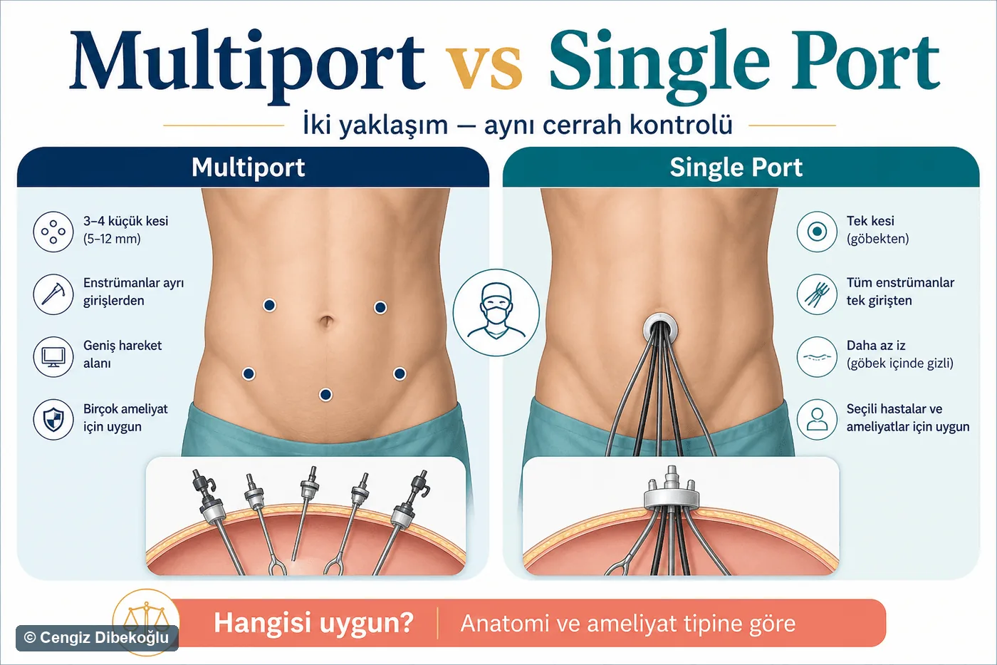 Multiport ile single port karşılaştırması